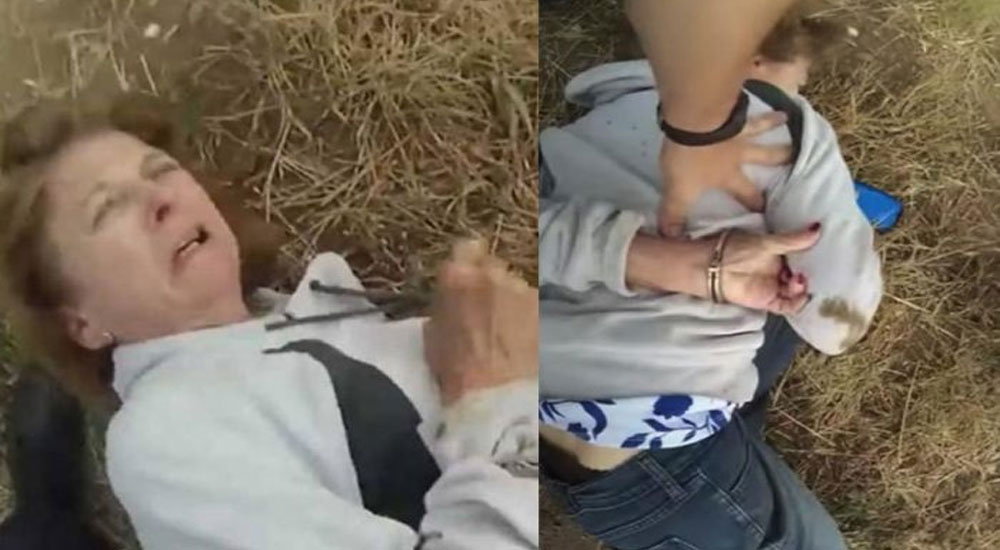 Policía le fractura el brazo a una anciana de 73 años con problemas mentales (Video)