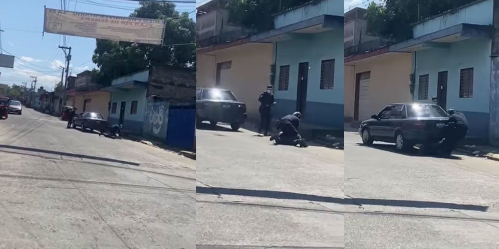Conductos de vehículo arrolló a su acompañante y a un agente de la PNC (Video)