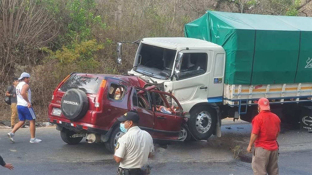 JUTIAPA: 5 fallecidos deja fatal accidente en el kilometro 96