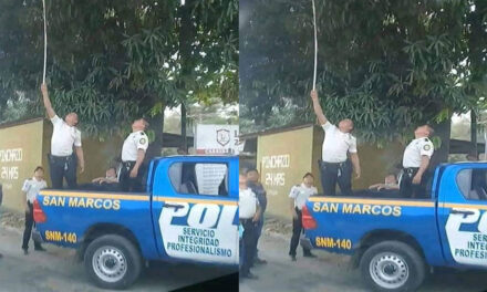 Chapines quieren igualdad y piden prisión para los agentes de PNC que fueron captados robando mangos