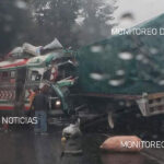 Fatal accidente entre un bus extraurbano y un camión en ruta a San Marcos