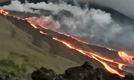 Autoridades alertan por fuerte explosión del Volcán Pacaya