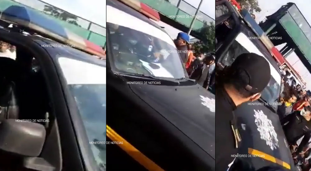 Taxistas intentaron linchar a un sicario pero la PNC los interrumpió (Video)