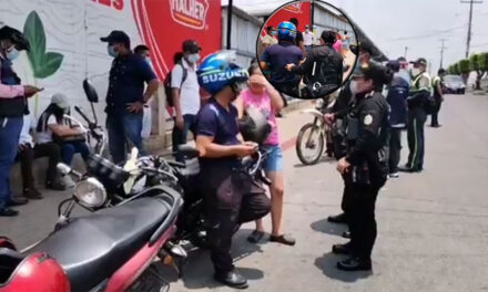 PNC Captura a las personas que no utilizan la mascarilla en Coatepeque (Video)