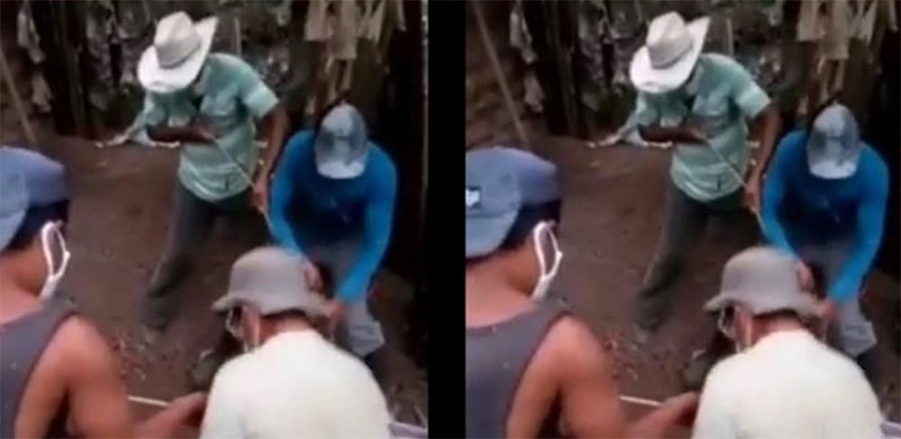 Entierran a víctimas de Covid-19 en el patio de su casa (VIDEO)