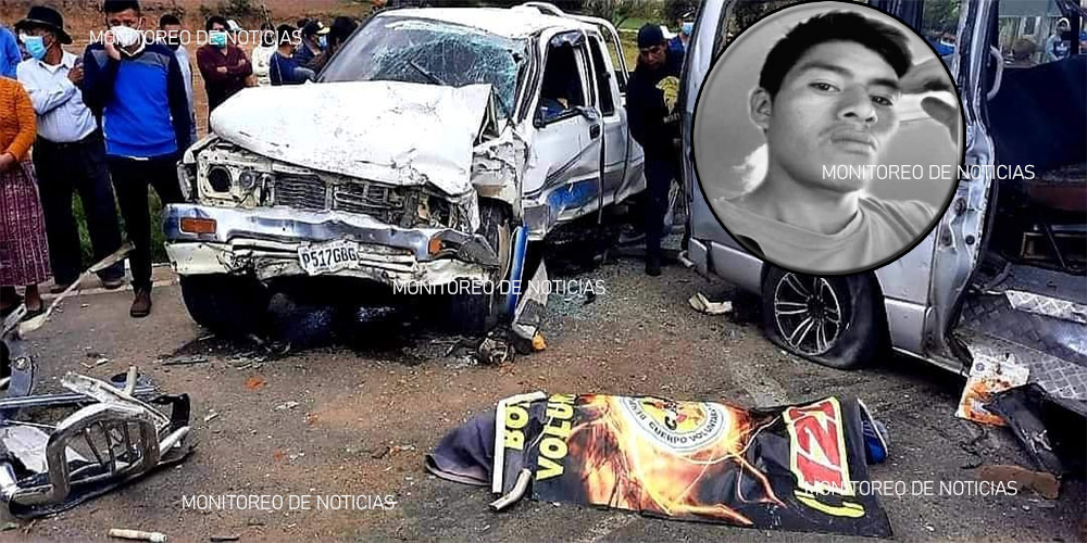 Fatal accidente entre microbús y pickup deja 8 heridos y una persona fallecida en la Ruta Interamericana