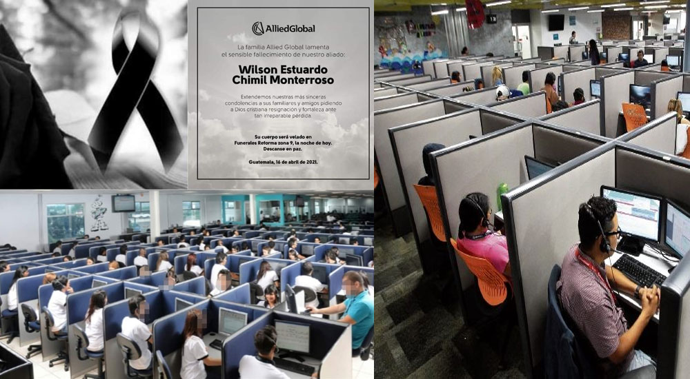 Joven fallece por un paro respiratorio dentro de un Call Center en la zona 4