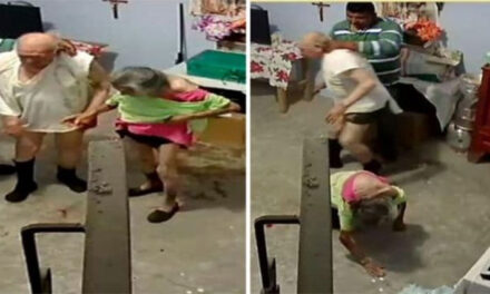 VIDEO: Hombre golpea y asalta a una pareja de ancianos en su propia vivienda
