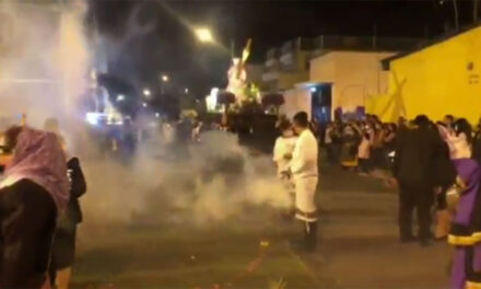 Pese a prohibición realizan procesión en la zona 6 capitalina