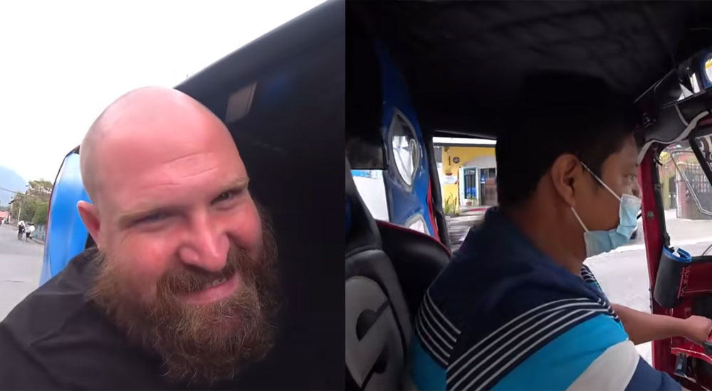 Tuctuquero se hace viral por hablar Inglés con famoso “Youtuber” (Video)