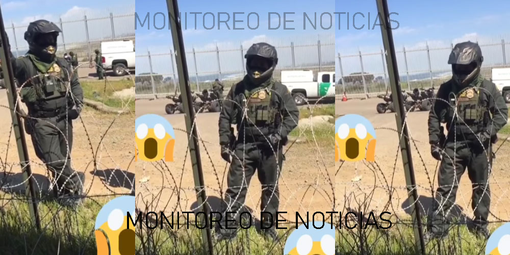 Un joven tiene una conversación con guardias fronterizos sobre los migrantes y el pago que reciben (Video)