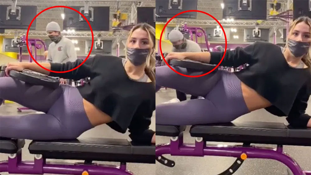 Tiktoker denunció a un hombre por acosarla en el gimnasio (Video)