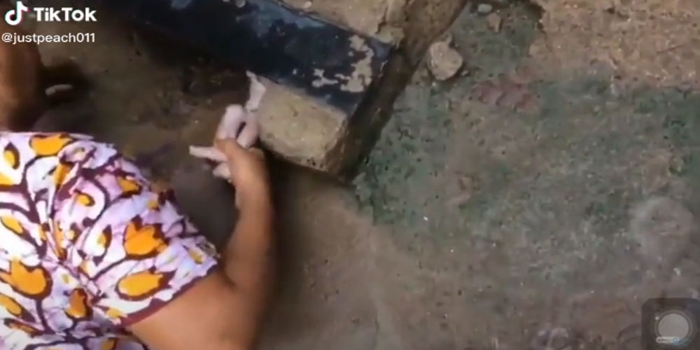 Encuentran un bebe en un pozo y esta vivo (Video)