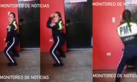 PMT es sorprendida cuando hacía un baile sensual y se hace viral (Video)
