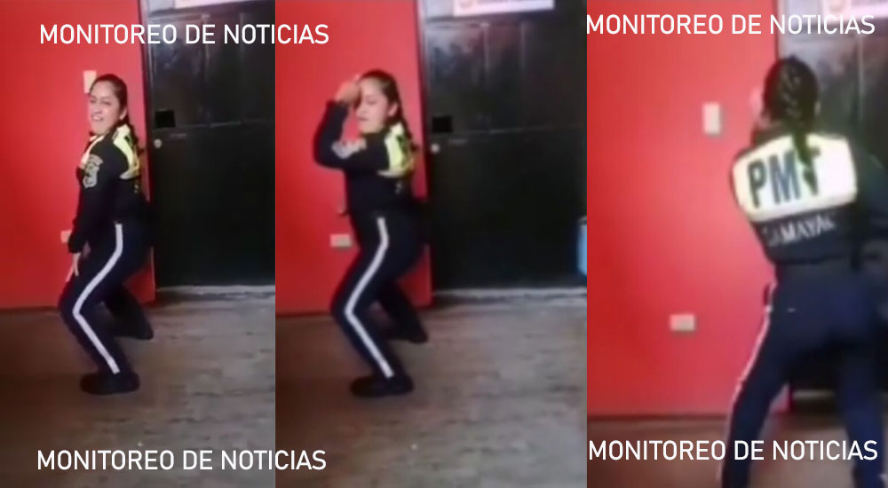 PMT es sorprendida cuando hacía un baile sensual y se hace viral (Video)