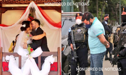 Narcotraficante se estaba casando cuando llegó la PNC para llevarlo a la cárcel