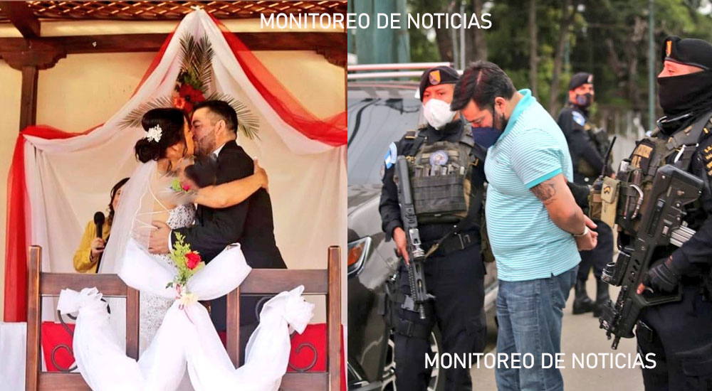 Narcotraficante se estaba casando cuando llegó la PNC para llevarlo a la cárcel