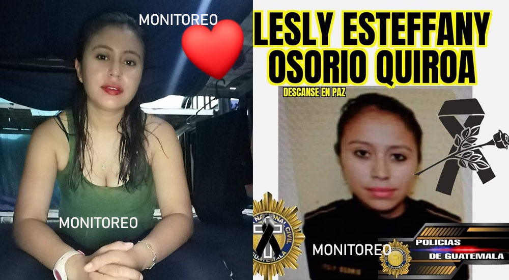 Agente de la PNC muere en operativo al ser atropellada por un motorista