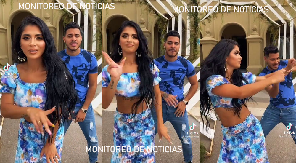 “A mi me gusta tu descendencia entera” Kimberly Flores hace un baile y se vuelve viral (Video)