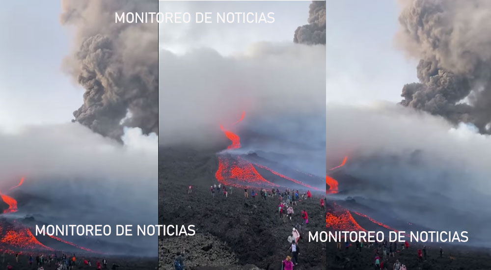 Fuerte erupción del Volcán Pacaya en en este fin de semana (Video)