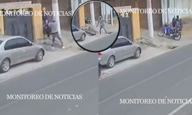 Cámaras captan el momento en que dos sicarios acaban con la vida de 3 hermanos (Video)