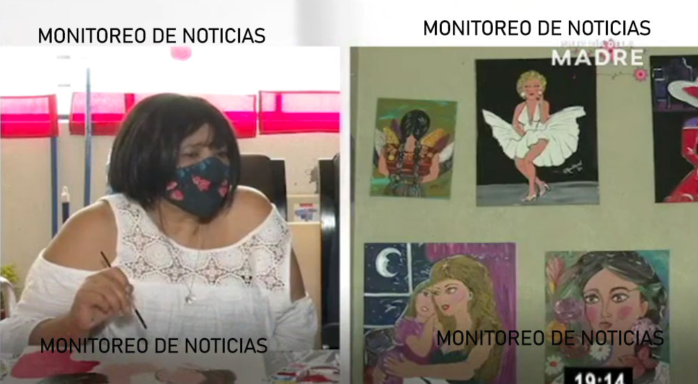 La triste historia de Lorena que tiene cáncer y vende pinturas para sobrevivir (Video)