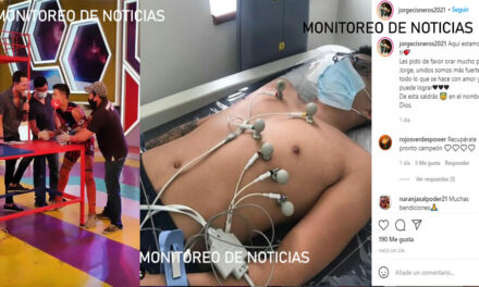 Jorge más conocido como “El Tigre” está hospitalizado tras sufrir shock eléctrico en Combate (Video)