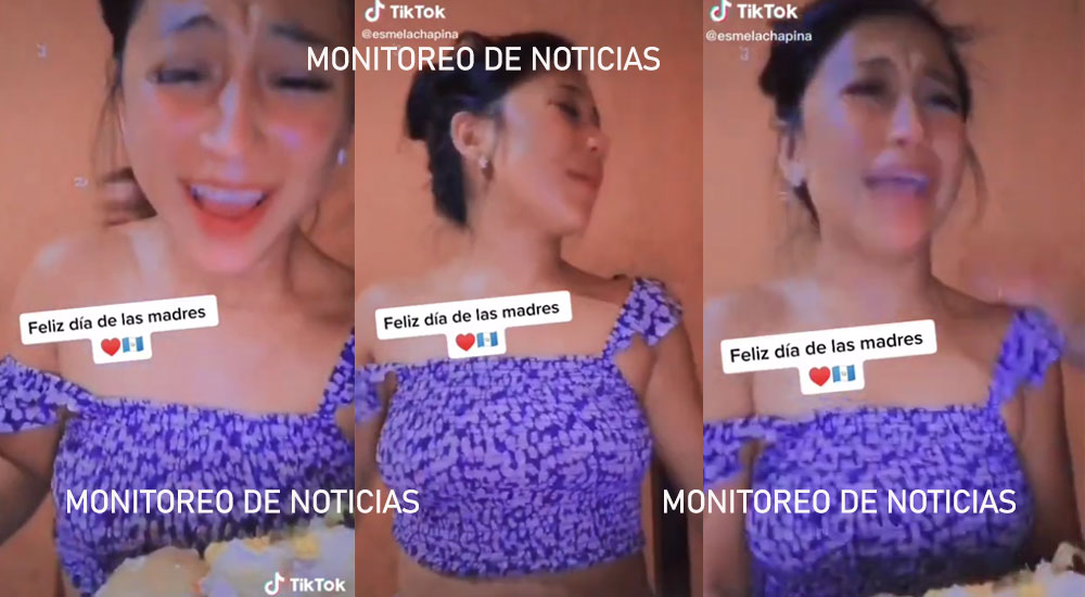 Esme la Chapina Felicita a todas las Madres en su día y su mamá la quema con un plato de comida (Video)