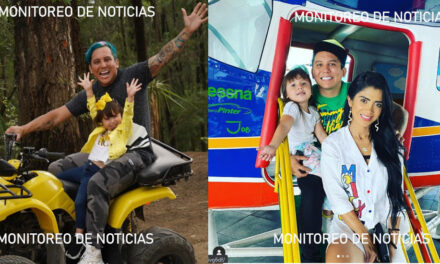 Hija de Edwin Luna y Kimberly Flores se encuentra por primera vez en Antigua Guatemala