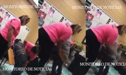 Directora de escuela golpea a una niña de 6 años con una tabla de madera (Video)