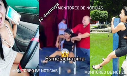 Esme La Chapina se desmaya en programa en vivo y muestra de más (Video)