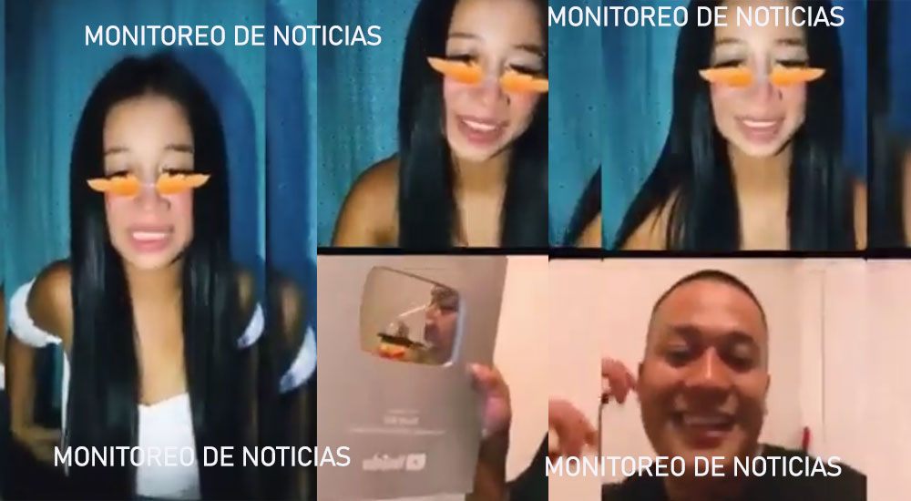 Esme la Chapina hace un vídeo llamada con su cantante favorito (Video)