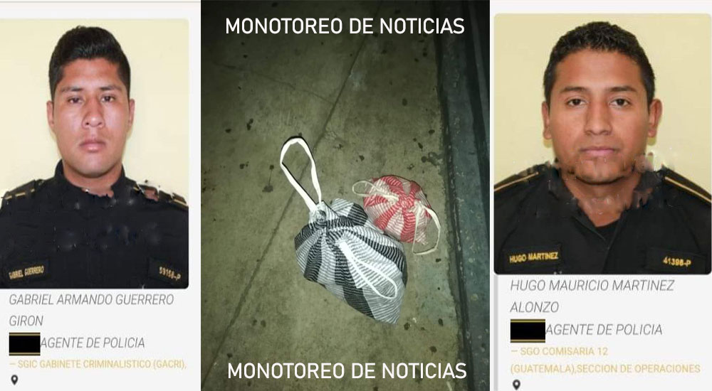 JALAPA: Dos agentes de la PNC son capturados tras robar en una agencia Bancaria