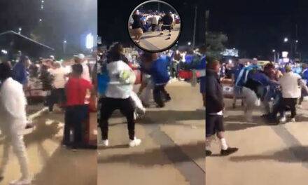 Aficionados de Guatemala y El Salvador se fueron a los golpes luego de que finalizara el partido (Video)