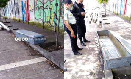 “Macabro hallazgo en avenida Petapa” Encuentran Ataúd con rastros de sangre