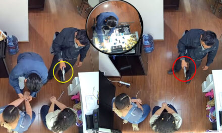 Delincuentes entran a una joyería, amarran a trabajadores para poder robar relojes (Video)