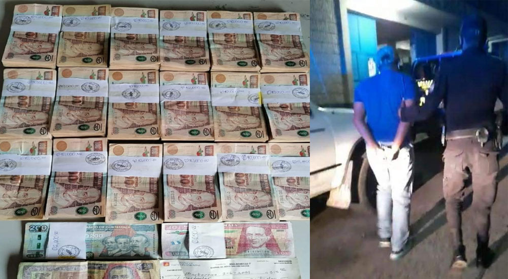 Motorista trasladaba más de Q178 mil sin demostrar su origen
