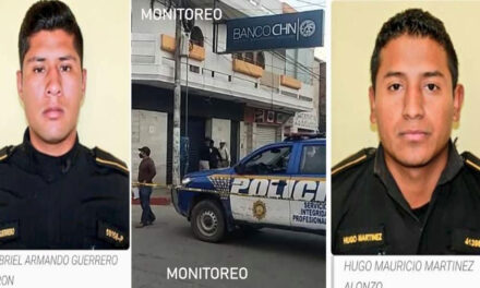 JALAPA: Policías roban más de Q1 millón en agencia bancaria