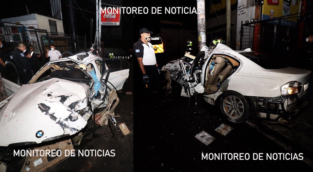 MIXCO: Fatal accidente quedó grabado por cámaras de seguridad (Video)