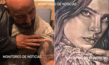 “No se lo le quitó completo” Tatuador exhibe a Lupillo Rivera luego de tapar el rostro de Belinda (Video)