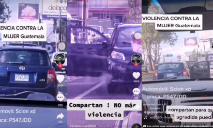 Hombre fue grabado cuando golpeaba a su pareja en pleno tráfico (Video)