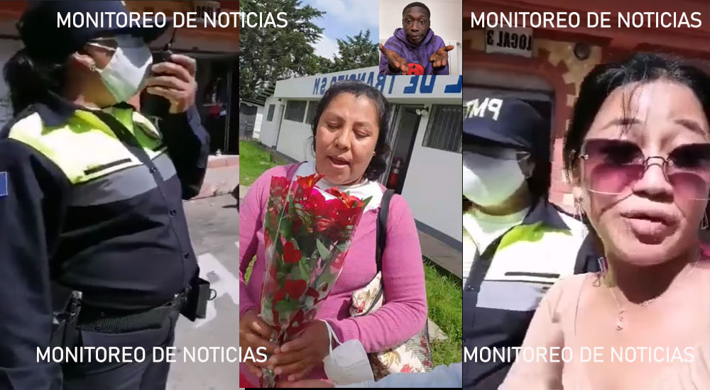 Entregan rosas a PMT por multar a Esme la Chapina en San Marcos (Video)