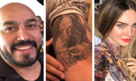 Lupillo Rivera muestra el tatuaje que reemplaza el rostro de Belinda (Video)