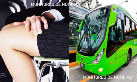 Hombre es capturado en la zona 1 por tocar las partes íntimas de una mujer en el Transmetro (Video)