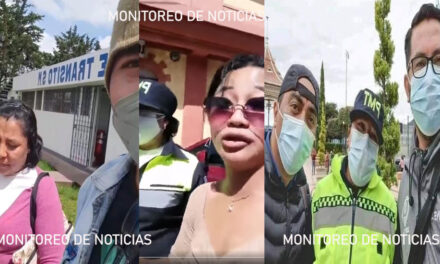 Guatemaltecos se han acercado a la agente de PMT que impuso multa a “Esme” en  San Marcos