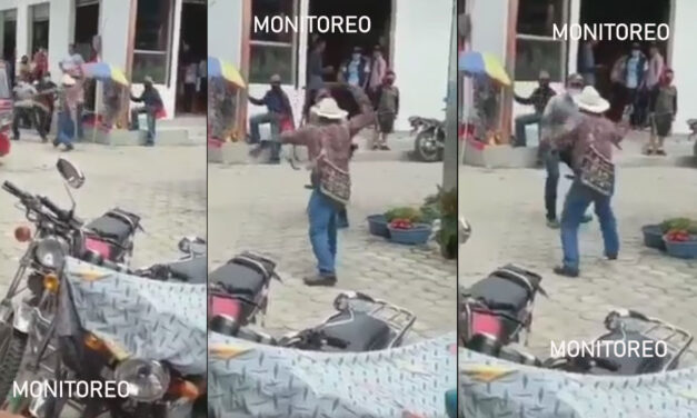 Dos hombres se dan a machetazos por el amor de una mujer en Baja Verapaz (Video)