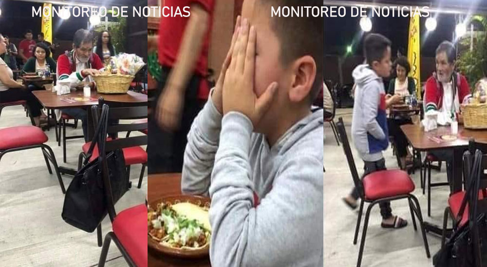La verdadera historia del niño que le compra tacos a un anciano y se pone a llorar