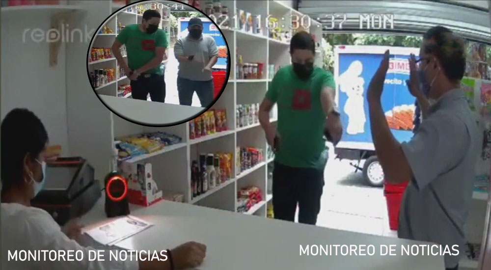 Delincuentes roban un negocio a mano armada  en zona 16 (Video)