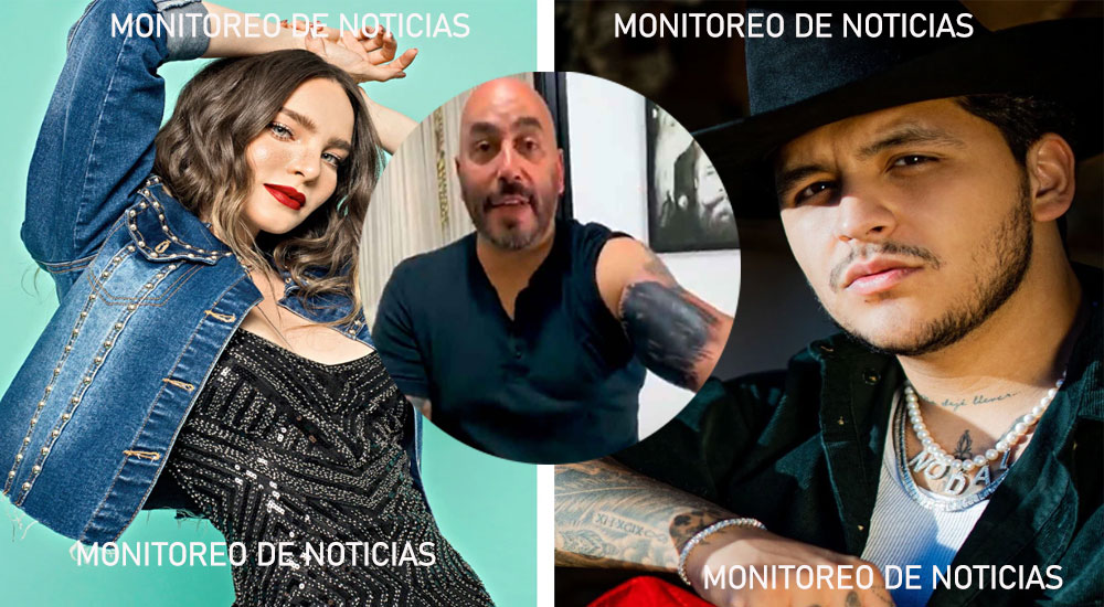 “Cada quién hace lo que quiere con su puerco” Chistian Nodal se burla del tatuaje de Lupillo (Video)