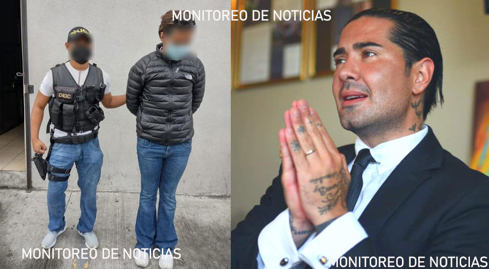Capturan a exabogado de Marco Pappa por violencia contra la mujer en la zona 14